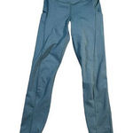 Athleta  Ultimate Stash Pocket High-Rise Workout Leggings green see flaw to butt Photo 0