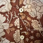 Cleobella Nasir Button Up Shirt Floral Top Organic Cotton Blouse NWT Large Photo 7