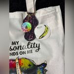 Handmade  My personality‎ depends on me tote bag Photo 2