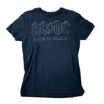 Hot Topic ACDC Rock Metal Band T-Shirt Women's Medium Black Short Sleeve Crew Neck Photo 0