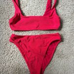 PacSun L.A Hearts Red Cloth High Waisted Bikini  Photo 0