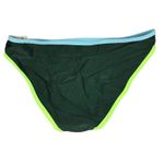 Aerie  Bikini Bottoms Women XS Green Neon Trim Swimwear Beach Pool Photo 1