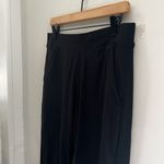 Athleta - Brooklyn Lined Ankle Pants Black Casual Travel Comfort Pull On Pants Photo 2