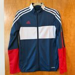 Adidas Tiro Track Jacket 3-STRIPES Primegreen USA Red White Blue Full Zip NWT XS Photo 0