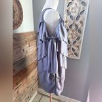 BCBGMAXAZRIA One-Shoulder Gray coquette Dress size XS Photo 1