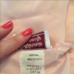 Vintage California Dynasty blush pink satiny drape neck loungewear top Photo 3