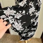 Spiritual Gangster Maya Floral Kimono Black Purple Gray Flower Open Robe OS Photo 5