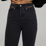 Good American Nwt good boy bootcut jeans with slit waistband Photo 1