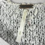 Free People  Songbird Sweater Womens M Pink Blue Stripe V-Neck Boho Oversized Photo 6