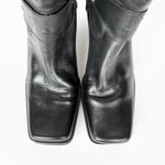 Harley Davidson Vintage Square Toe Harness Boots Cuban Heel Black Logo Size 8 Photo 11