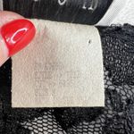 Vtg M Medium Lace Top Y2K 90s Goth Grunge Whimsigoth Festival Long Sleeve Michi Black Photo 4