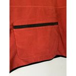 Hanna Andersson Dark Orange Fleece Full Zip Womens Vest Size Medium Photo 3