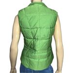 Lilly Pulitzer  Vintage Women’s Size S Green Floral Lined Zip Snap Up Down Vest Photo 4