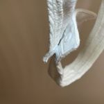 Madewell | Cream Ribbed Short-Sleeve Polo Thong Bodysuit | Medium Photo 9