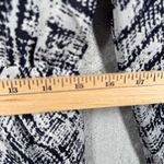 Banana Republic  Dress L Black White Abstract Print Preppy Office Business Party Photo 11