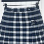 Flynn O’Hara Vintage School Academia Tartan Plaid Pleated Wrap Around Kilt Small Photo 2