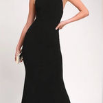 Lulu's Classic Black Maxi Dress Size XS Photo 0