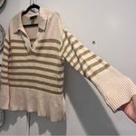 House of Harlow  1960 Stripped Cotton Sweater Photo 2