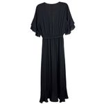 City Chic NWT  Flutter Me Maxi Dress Black Size M / 18 Photo 2
