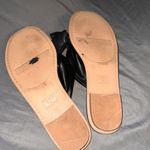 Time & Tru Time and true black sandals with bow Photo 1