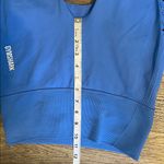 Gymshark  Energy Seamless Cropped Leggings High Rise Royal Blue Size Medium Photo 7