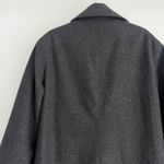 Vintage JG Hook Pea Coat Womens 22W Gray Wool Blend Double Breasted Quiet Luxury Photo 4