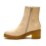 Coconuts by Matisse  Elsa‎ Ankle Boot Women's Ivory Leather Side Zipper Size 9M Photo 2