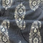 Knox Rose  High Rise Relaxed Fit Pull On Shorts; Black Paisley; size XL Photo 8