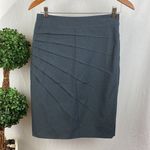 Boston Proper  Gray Knee Length Pencil Skirt 2 Photo 0