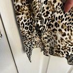 Chico's  Jaguar Print Sandwashed Satin Blouse size 2 large Photo 5
