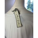 Ked O Deo Casual Elegance White Sleeveless Top L 100% Cotton Size L Photo 2