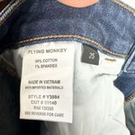 Flying Monkey Cuffed Stretch Boyfriend Jean Size 25 Medium Wash Mid Rise Blue Photo 7