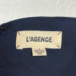 L'Agence Jaelyn Camisole Silk Wide Leg Jumpsuit Navy Blue Stripes Size 2 Photo 5