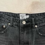 Princess Polly High Rise Distressed Denim Mom Jeans Size 4 Faded Black Photo 4