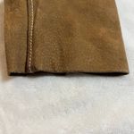 Vintage Jennyfer J 100% Leather Trench Coat Size S Hippie Y2K 70s 80s Bohemian Brown Photo 12