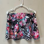 Aeropostale  Women’s Hot Pink Floral Skirt XL Mini Stretch Photo 6