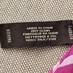 Coach  Purple Signature Silk Scarf Wrap Tie 56"x 10.5" Photo 3