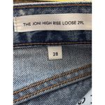 Aritzia  DENIM FORUM The Joni High Rise Loose Light Wash Distressed Jeans Size 28 Photo 6