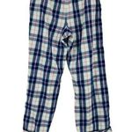 Victoria's Secret Flannel Pajama Pants Blue Pink Plaid Lounge Sleep Womens Mediu Photo 4