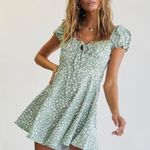 Princess Polly Finley Green Floral Print Ruffle Romper 4 Photo 1