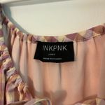 MINKPINK  Pink Gingham Dress Seersucker Mini Size L Photo 1