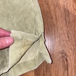 The Look by Randolph Duke Vintage Light Olive Green Suede Cropped Pants Sz 34 Photo 7