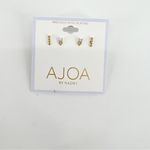 NWT AJOA Lala Gold 2 Pack Stud Earrings Photo 1