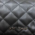 Betsey Johnson  | Quilted Black Bag w/ Iconic Skulls and Adjustable Buckle Strap Photo 7