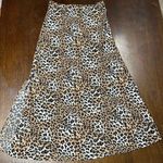 Ee: some Leopard Animal Print Slit Skirt Women S Boho Western Festival Stretch Photo 0