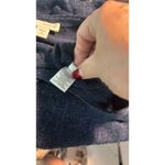 PureJill Top Med Blue Denim Fade Linen Blend Oversized Boho Whimsical Goth Chic Photo 8