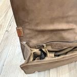 Bebe -  brown quilted pattern purse with gold strap crossbody Photo 9