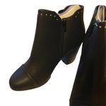 LC Lauren Conrad NWT Lauren Conrad Courtship Ankle Boot Black Round Toe Side Zip Size 10M Photo 1