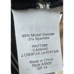 J.Crew  XXS Black White Stripe Modal Midi Skirt A3925 Soft Stretch Pull On Photo 5