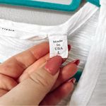 Wilt White Long Sleeve V Neck Top Size Large Photo 5